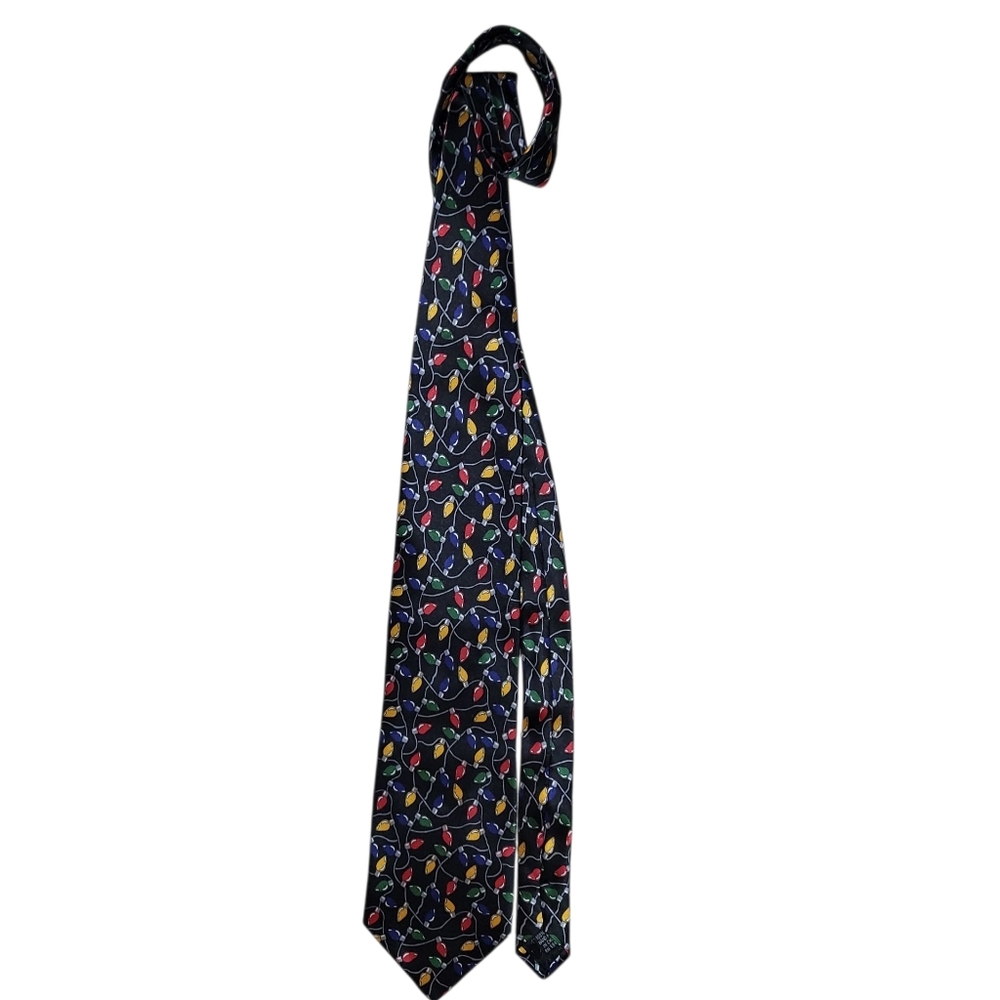 Colorful Patterned Men's Holiday Tie
